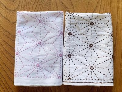 晒しから作る刺し子ふきん講座