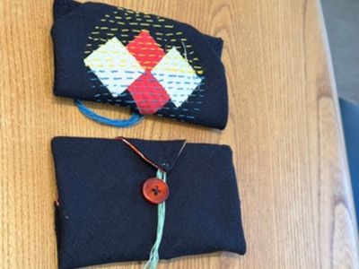 Making a Sashiko Pouch with Visible Mending